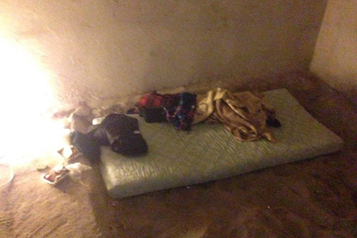 Место, где пытали женщину