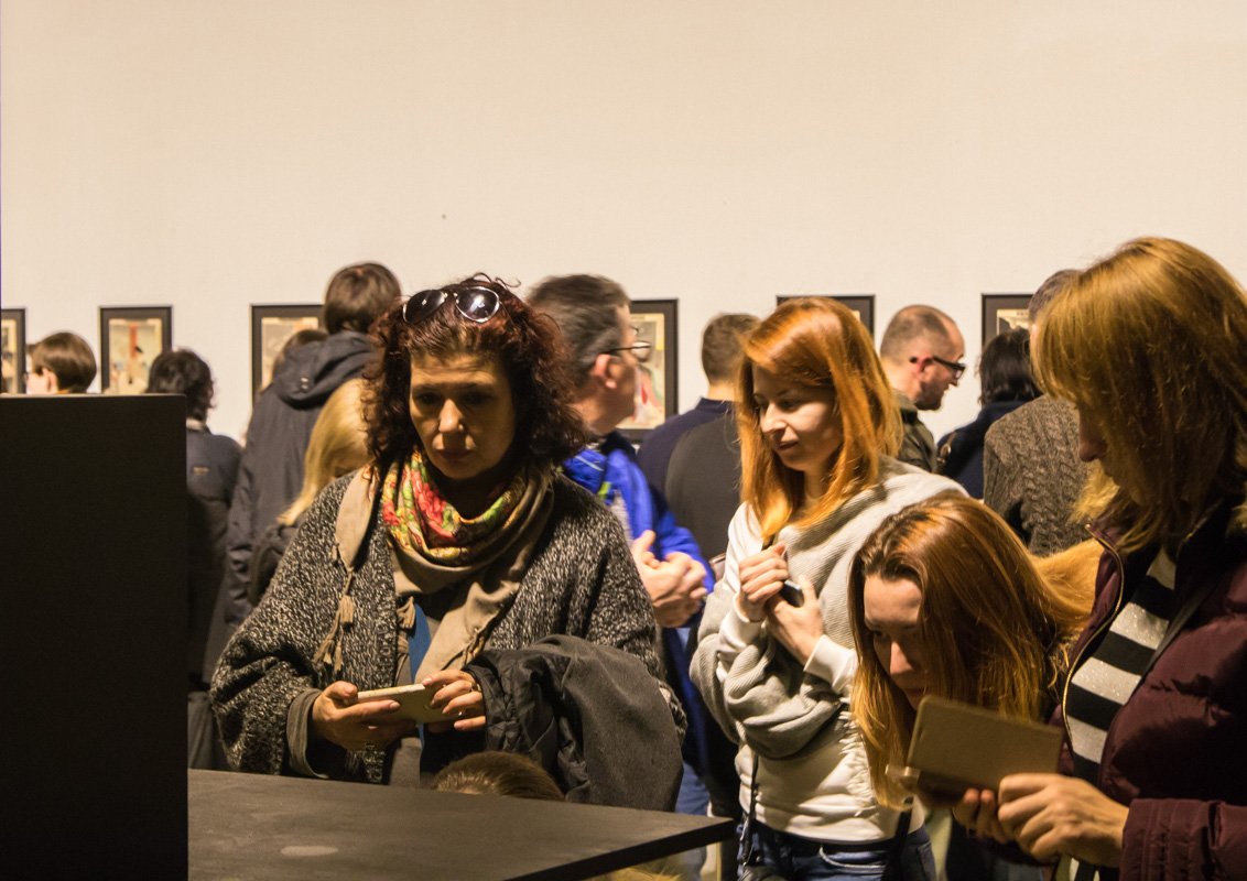 Ценители прекрасного на выставке японской культуры