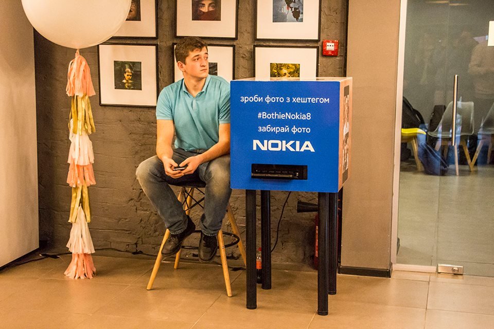 Посетители могли сфотографироваться и сразу получить фото