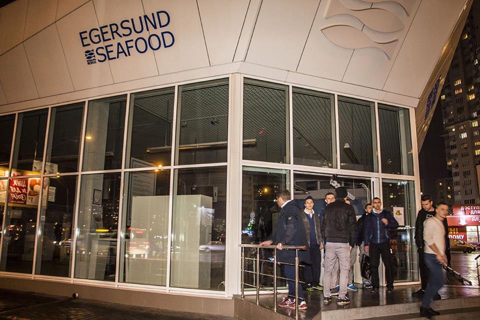 Возгорание произошло в магазине Egersund Seafood