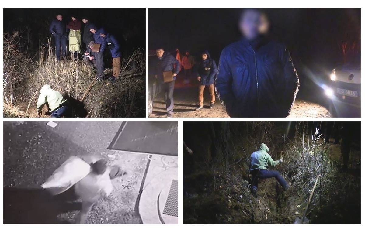 Мужчина сам показал место "захоронения" своей подруги