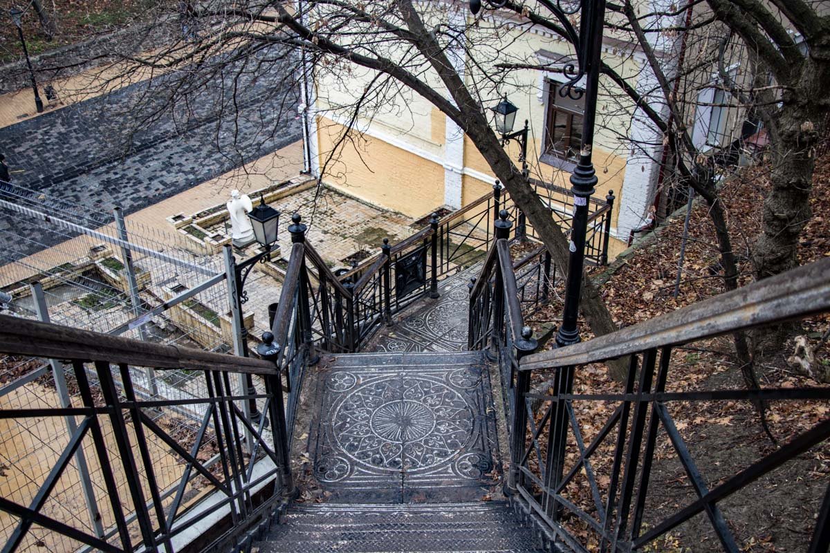 Спуск с Замковой горы