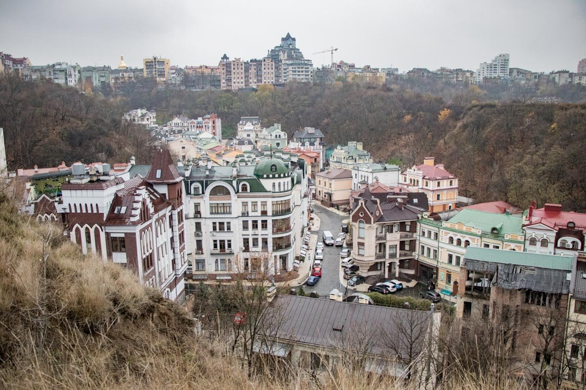 Вид на Подол с высоты