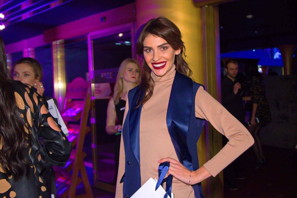 Среди моделей на мероприятии были и профессиональные манекенщицы 