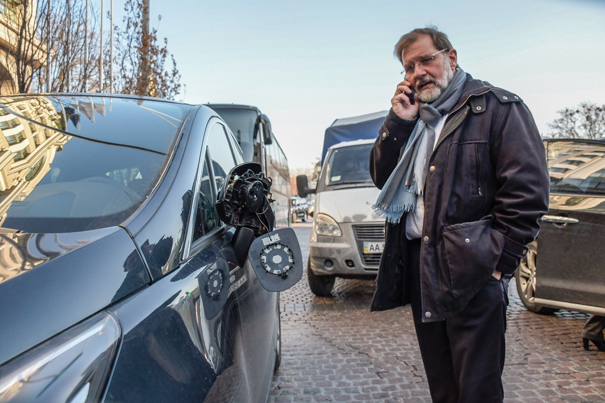 Алекси Струве сразу после происшествия