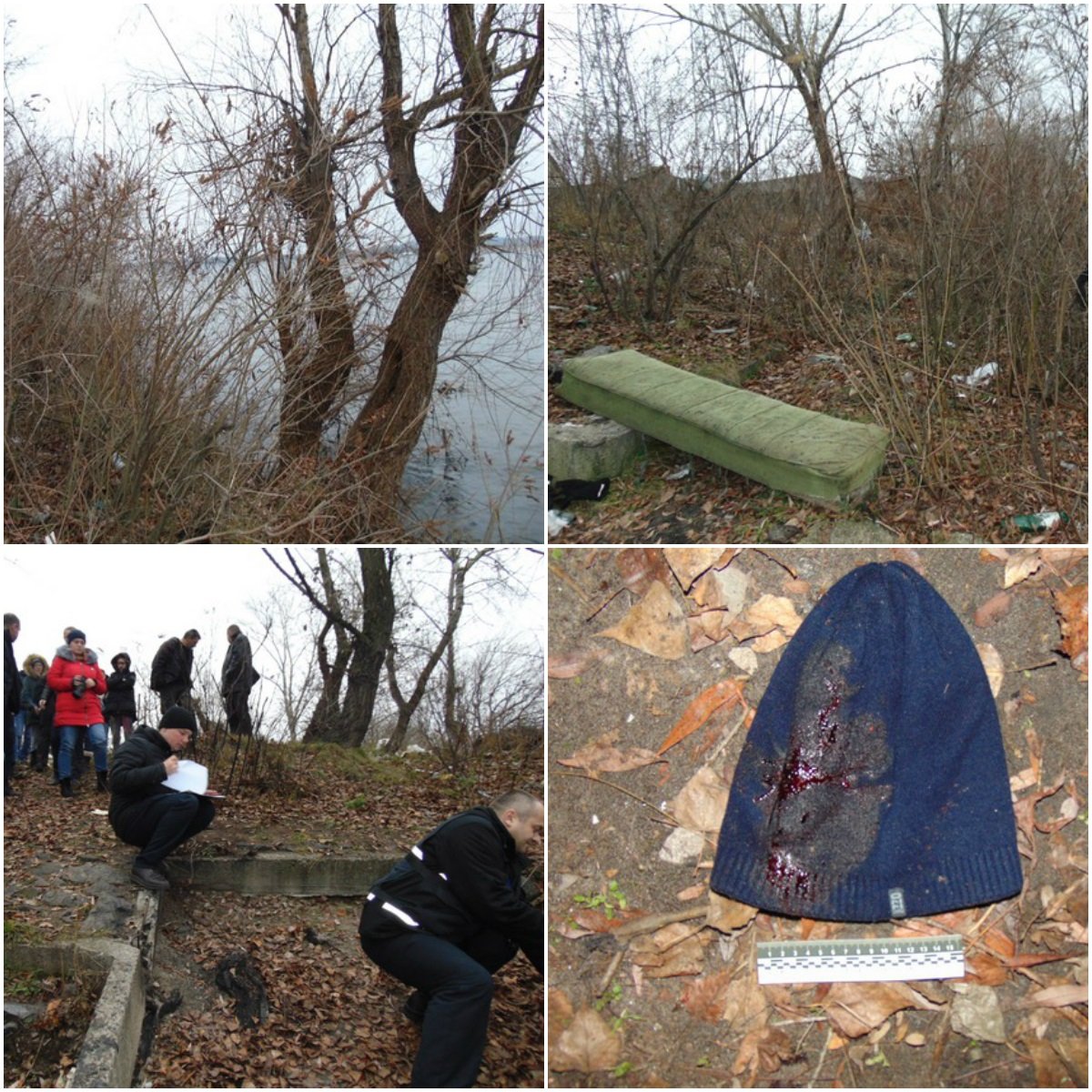 В Киеве на берегу реки нашли убитого мужчину