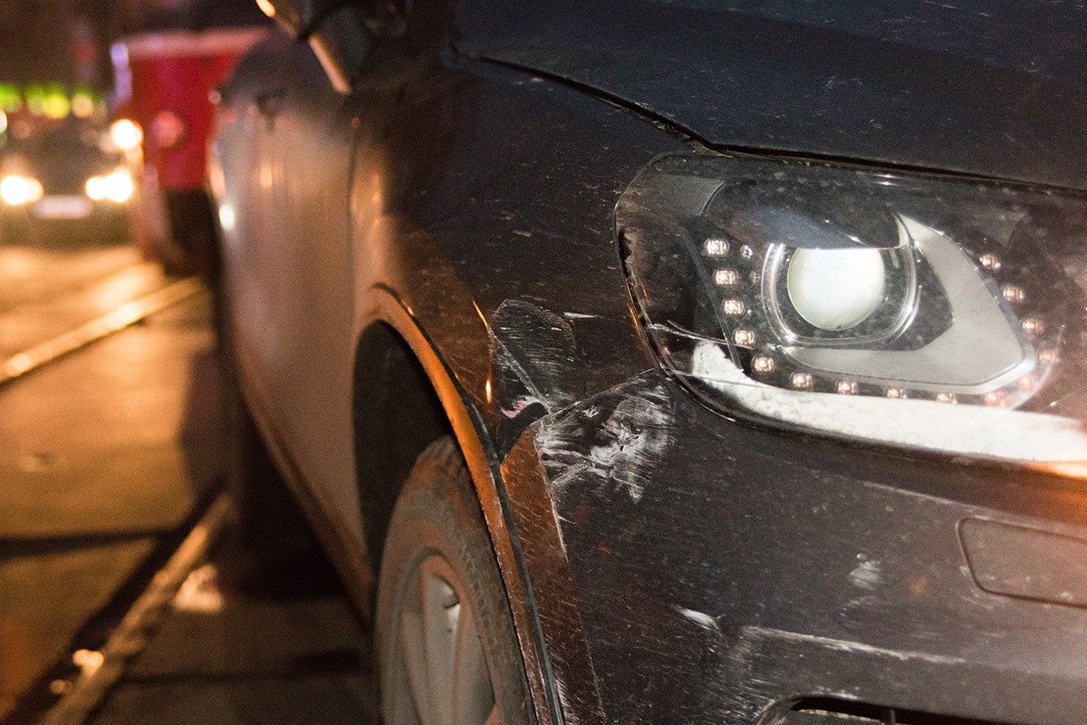 У машин лишь незначительные повреждения