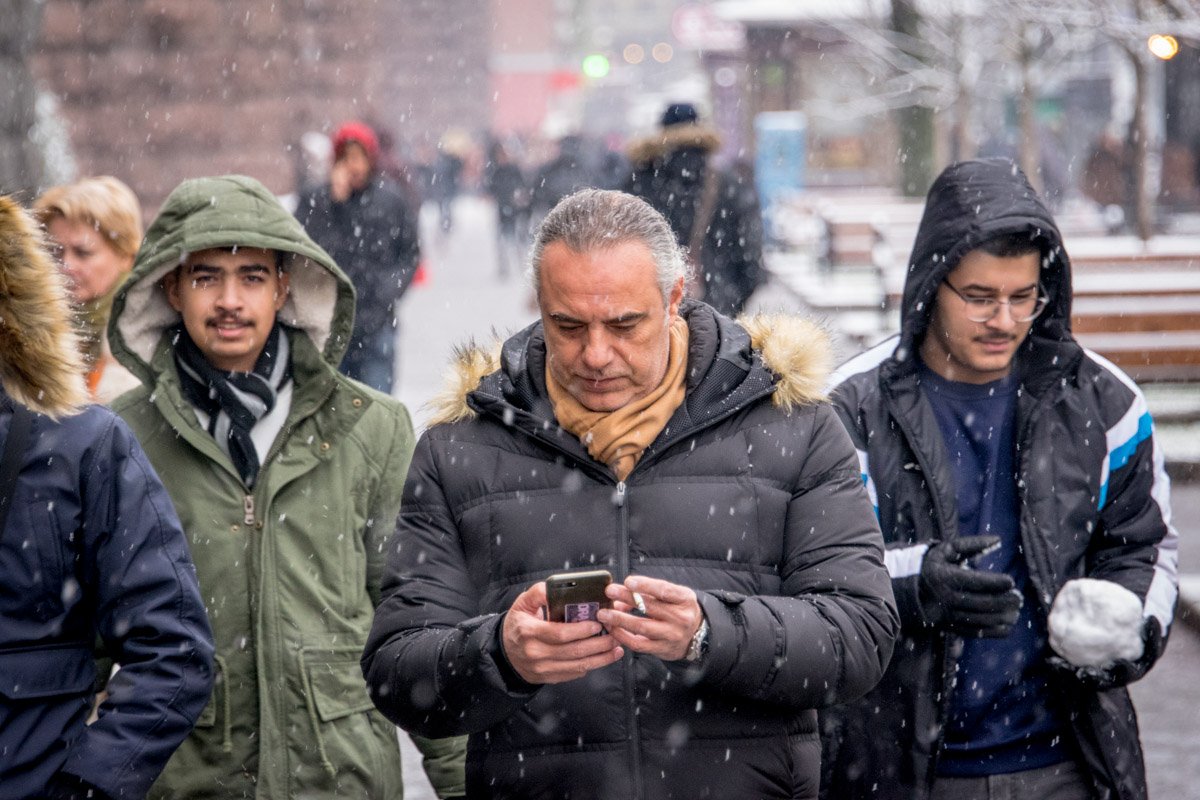 Скоро в городе появятся первые снеговики