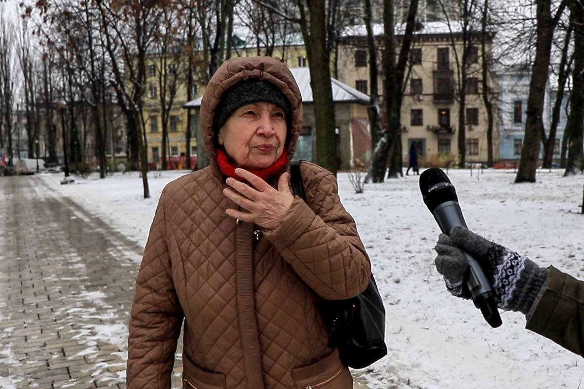 По мнению пенсионерки из Киева, нынешний Саакашвили - ненастоящий По мнению пенсионерки из Киева, нынешний Саакашвили - ненастоящий