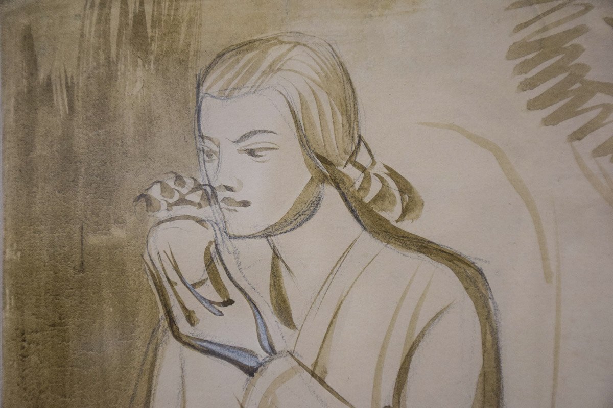 Работа Оксаны Павленко - одной из самых талантливых учениц Михаила Бойчука Работа Оксаны Павленко - одной из самых талантливых учениц Михаила Бойчука