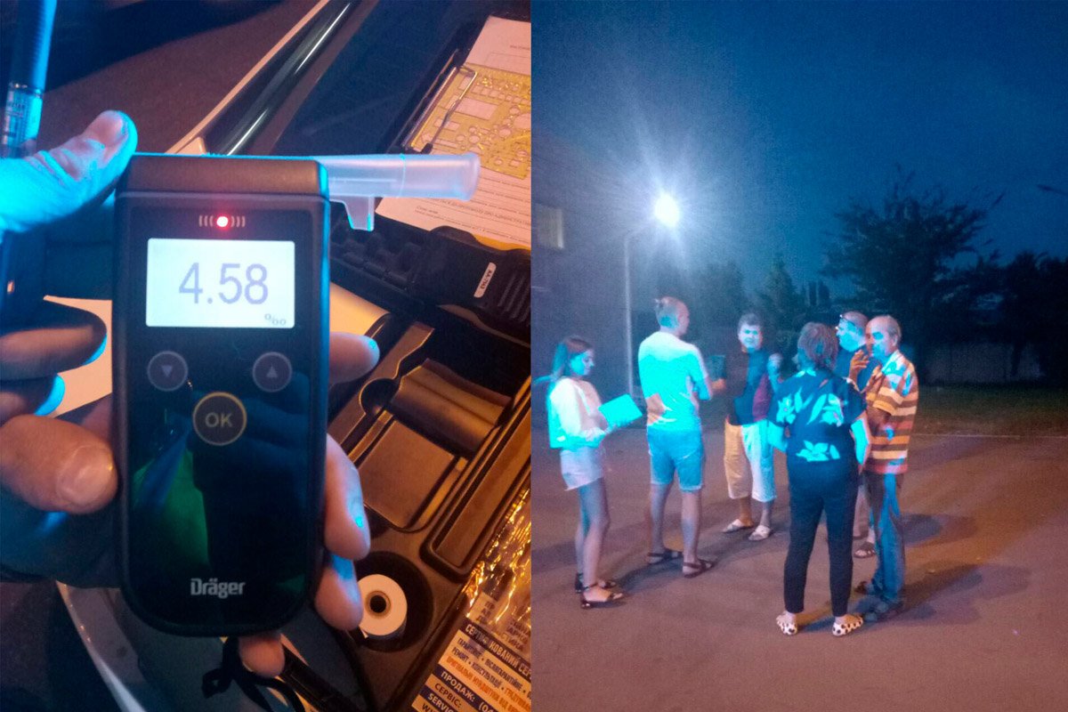 Нарушителя догнали очевидцы. Водитель был пьян