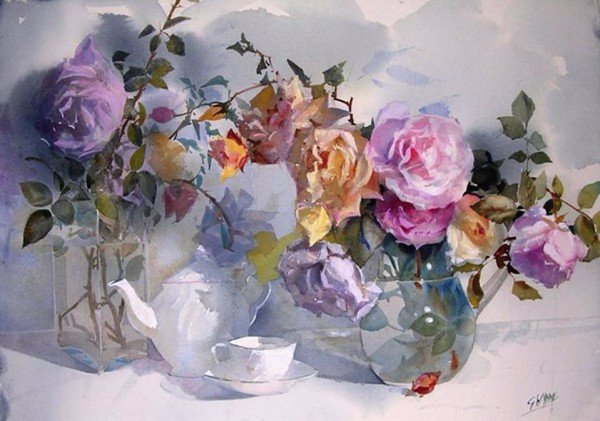 На занятии вы сможете освоить технику акварели по мотивам творчества Николая Рериха На занятии вы сможете освоить технику акварели по мотивам творчества Николая Рериха