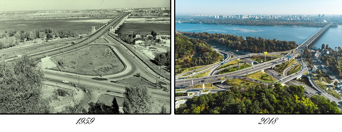 Опоры довоенного моста, который был до моста Патона, взрывали взрывчаткой, чтобы избавиться от них