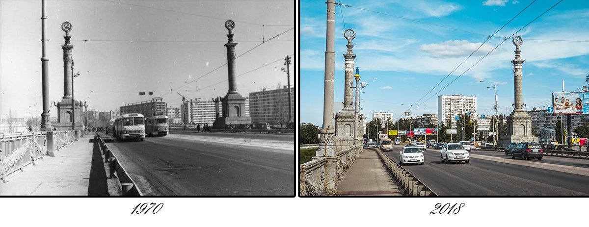 Ширина проезжей части 21 метр, а ширина тротуаров — по 3 метра