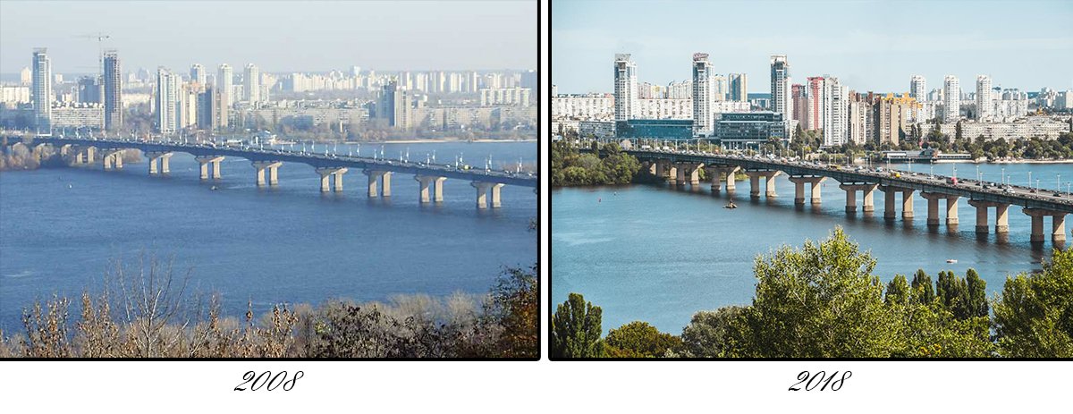 В 2009 году была реконструирована транспортная развязка на левобережном въезде на мост Патона