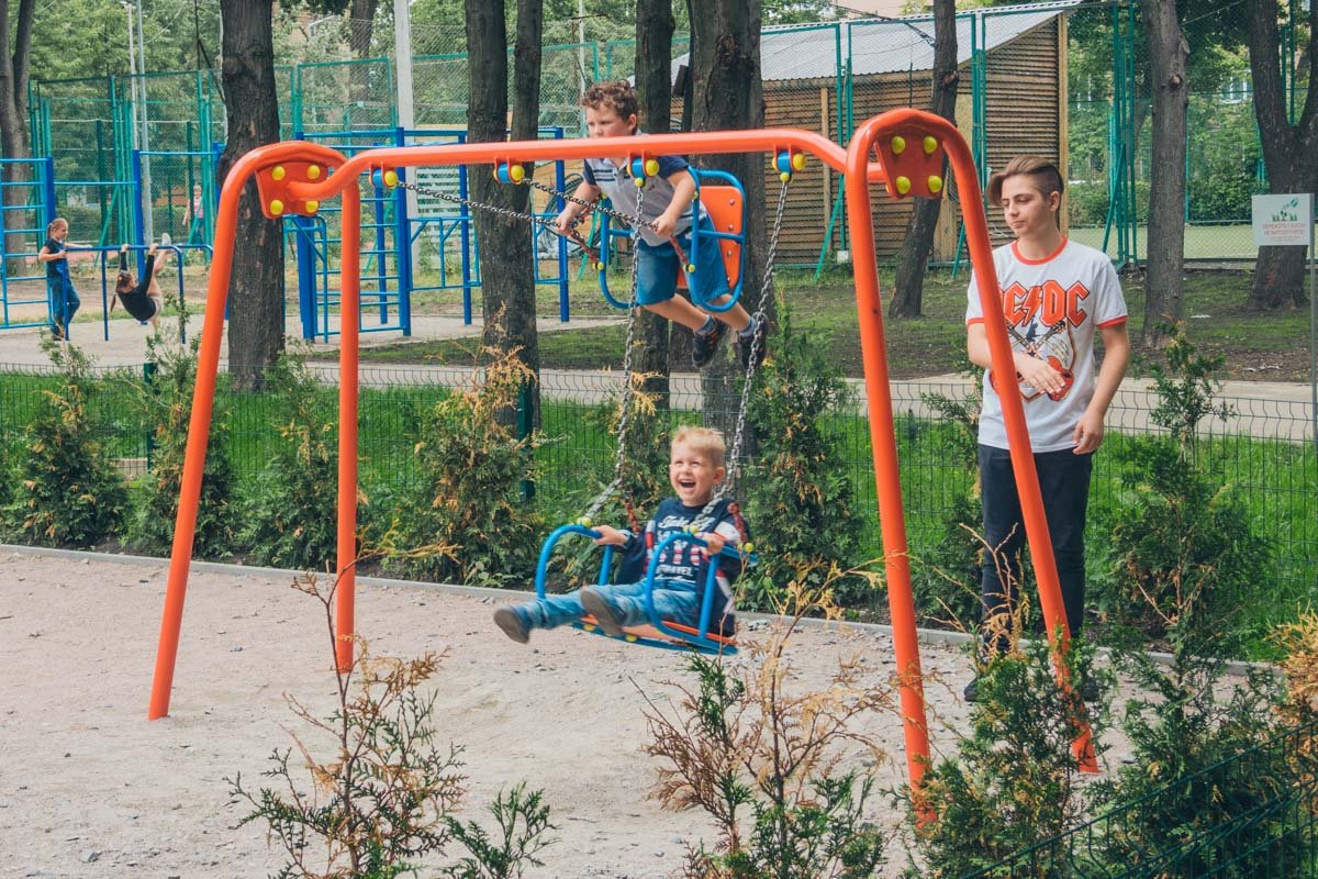 Большая часть работ в парке уже выполнена Большая часть работ в парке уже выполнена