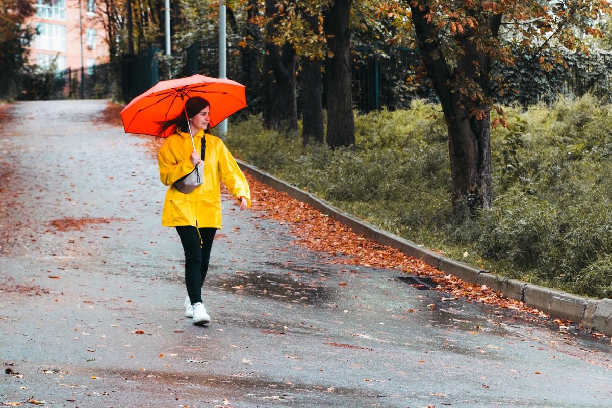 Листья желтые над городом кружатся
