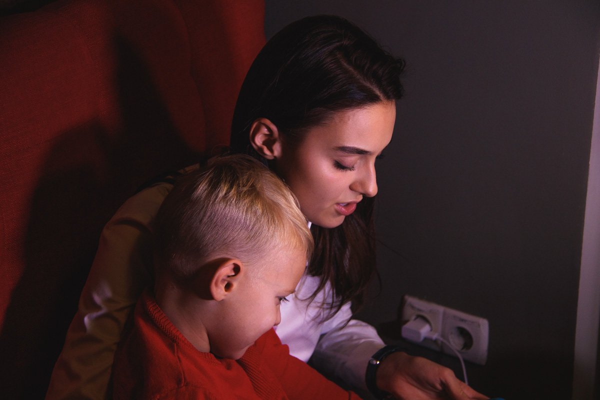 Вероника призналась, что ее малыш всегда с ней