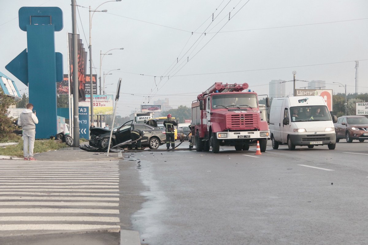ДТП на Большой Окружной произошло ДТП около 07:30
