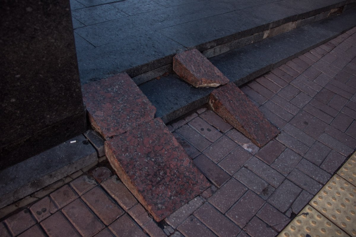 На такой пандус страшно заезжать