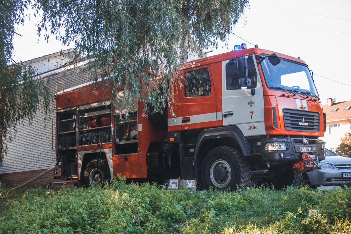 Пожарных вызвали соседи