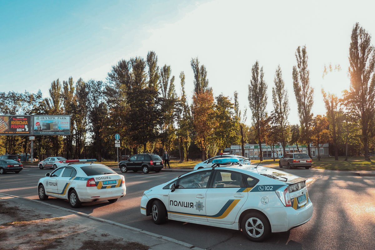 На месте аварии работает патрульная полиция