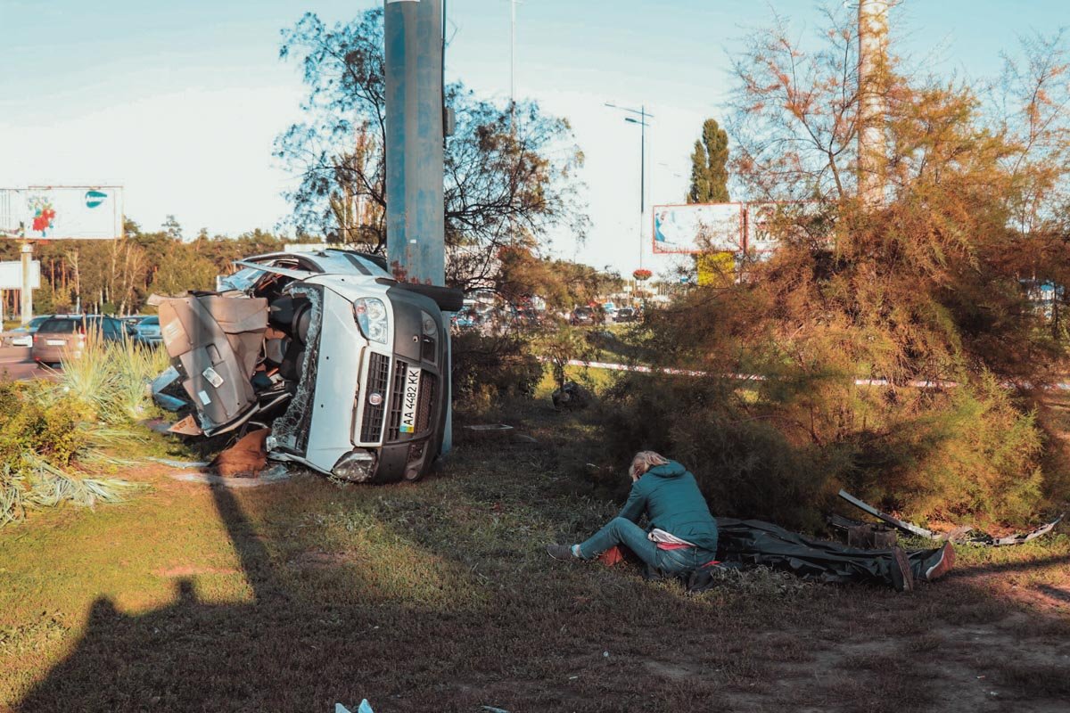 Родственники погибшего оказались на месте происшествия в течение получаса