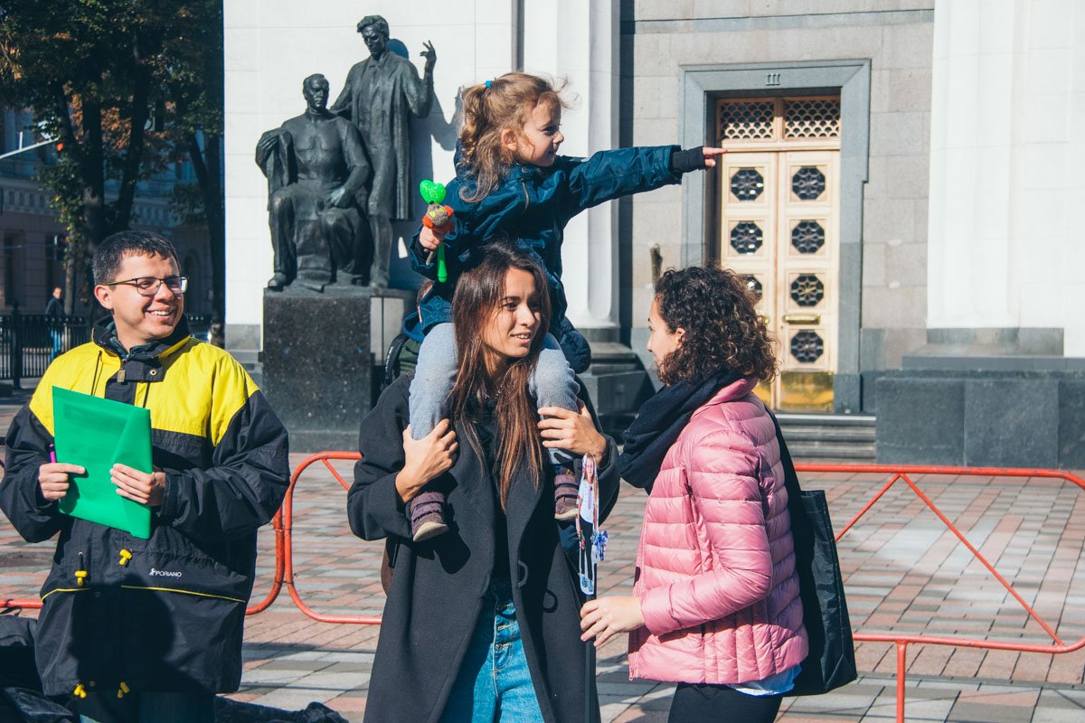 Пришли даже самые маленькие активисты