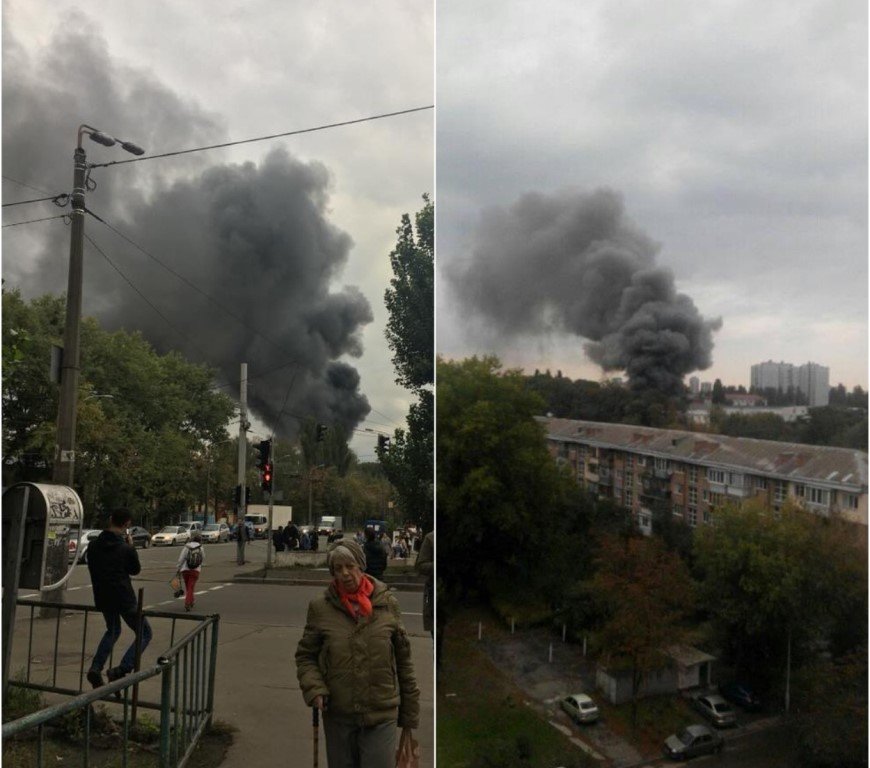 По адресу проспект Отрадный, 95в произошел сильный пожар