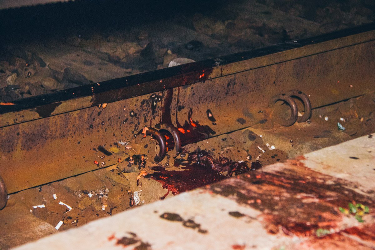 Однако он угодил под колеса состава