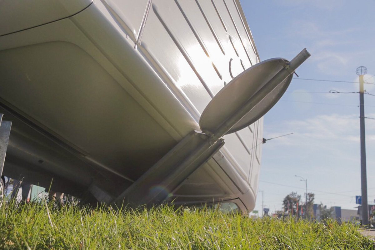 Авария произошла около 14:10 недалеко от улицы Янтарной