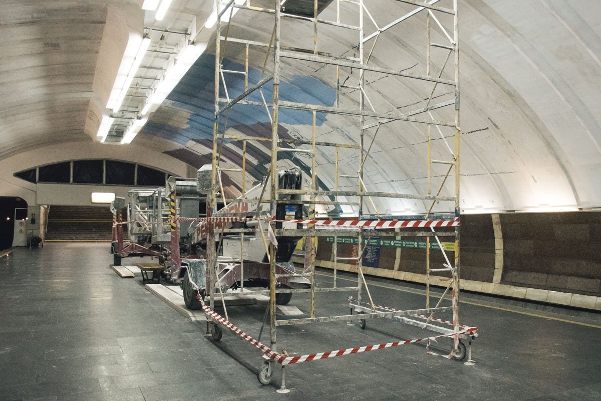 Масштабный мурал появится на станции метро «Осокорки» 