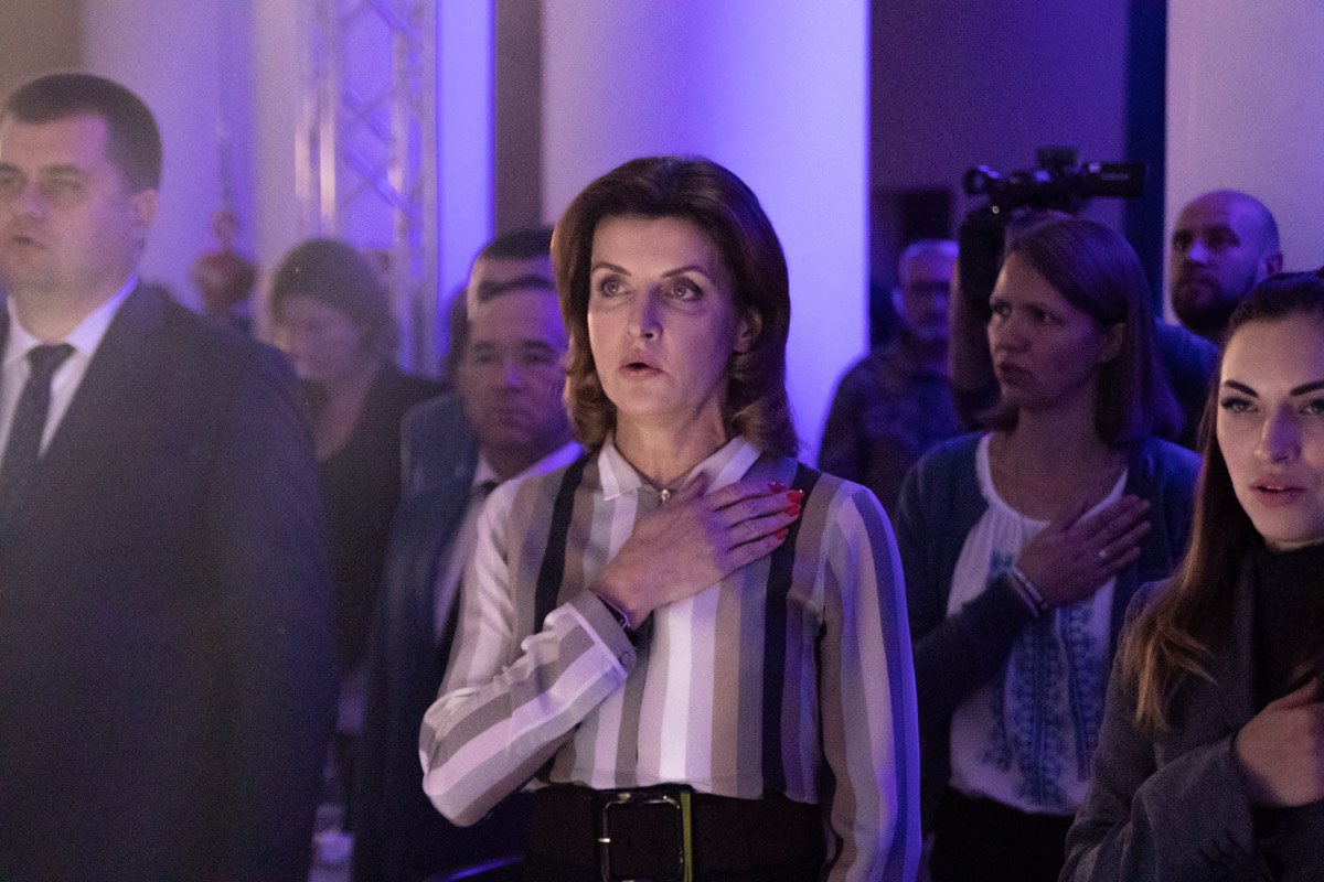 Среди важных гостей была и первая леди страны - Марина Порошенко Среди важных гостей была и первая леди страны - Марина Порошенко