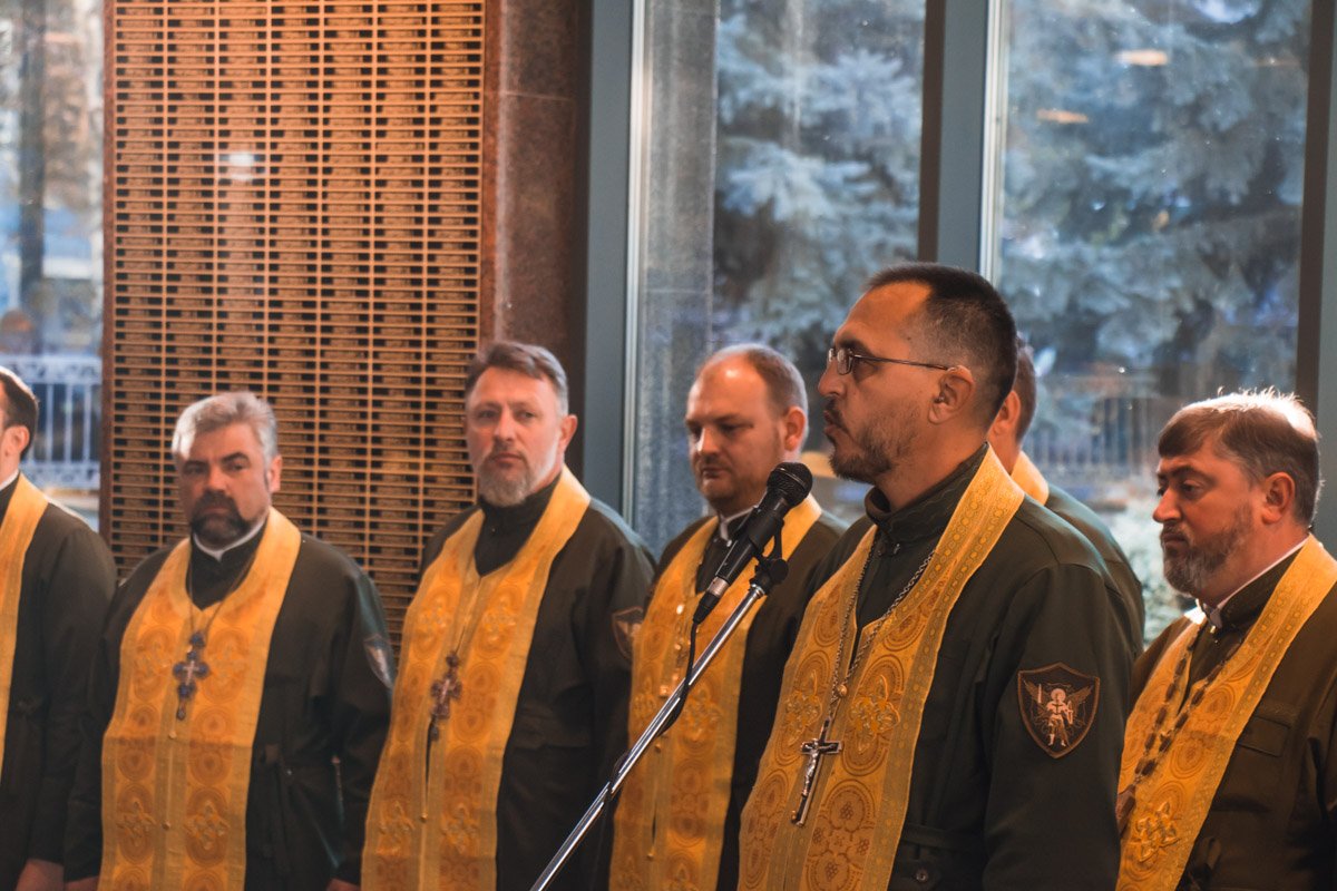 На открытии были и представители духовенства