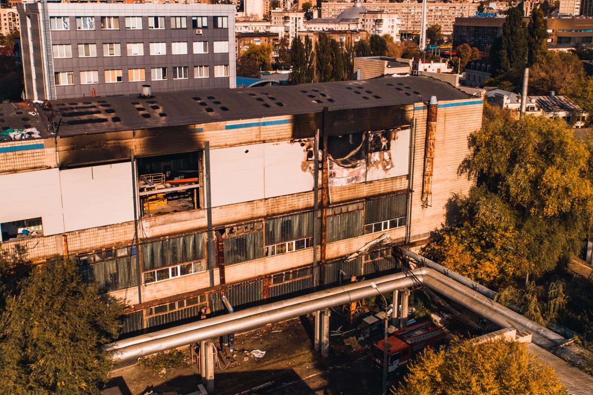 По предварительным данным пожар произошел из-за сварочных работ