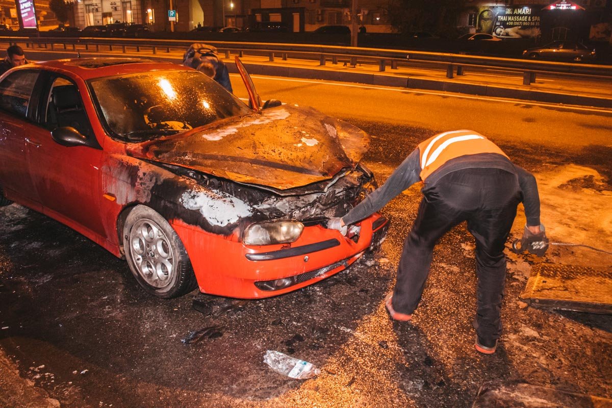 Пожар произошел около 0:20