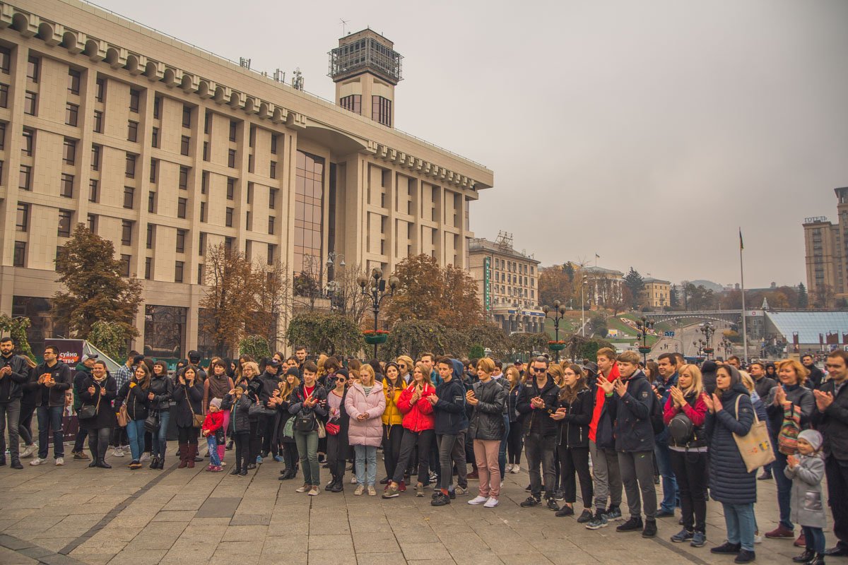 Жители Киева присоединились к ежегодной всемирной акции Walk for Freedom