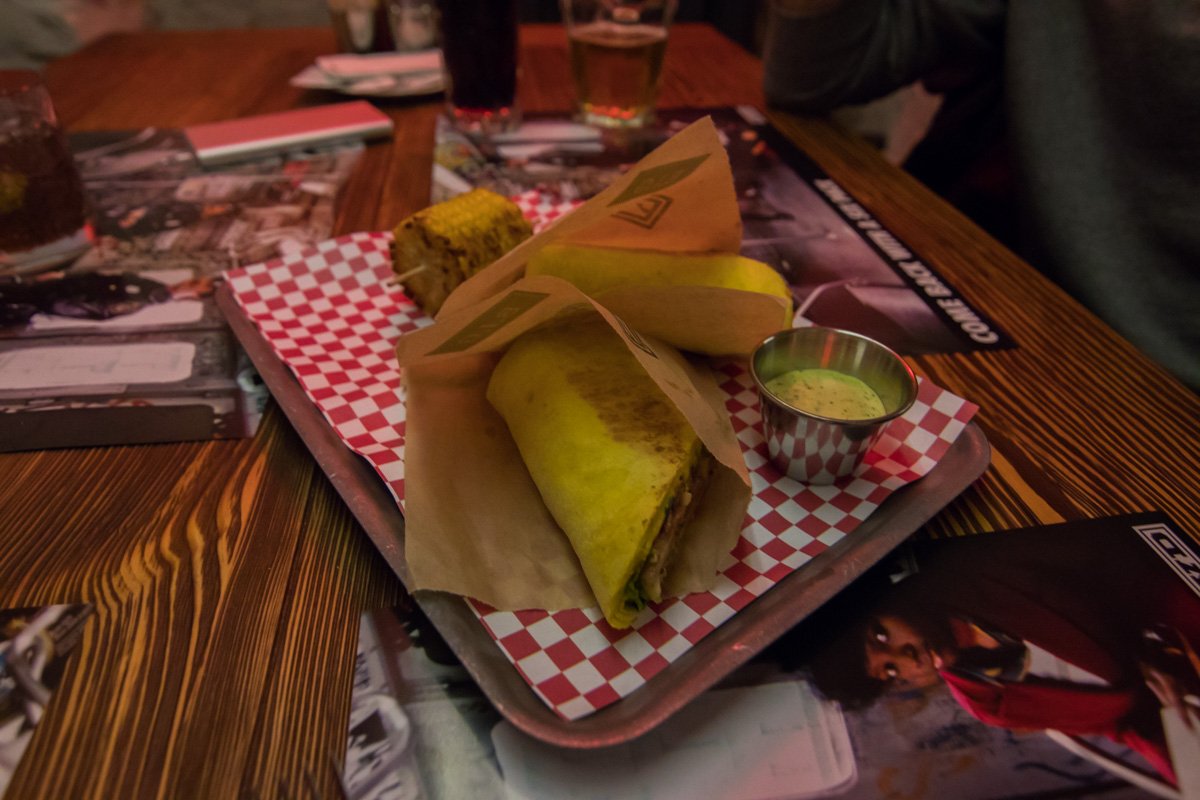 Шаурма с кукурузой