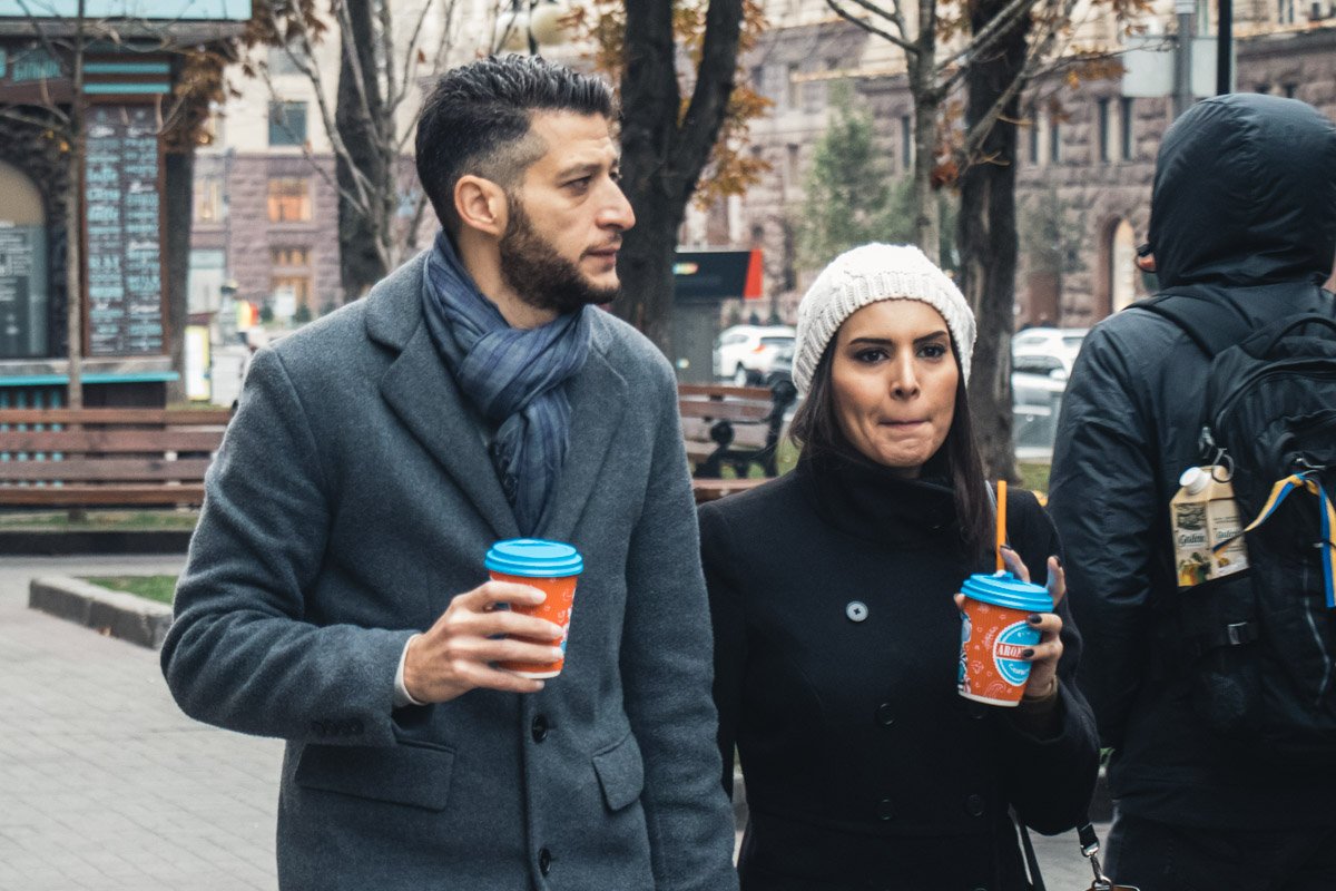 Приятно все делить с любимыми - даже кофе