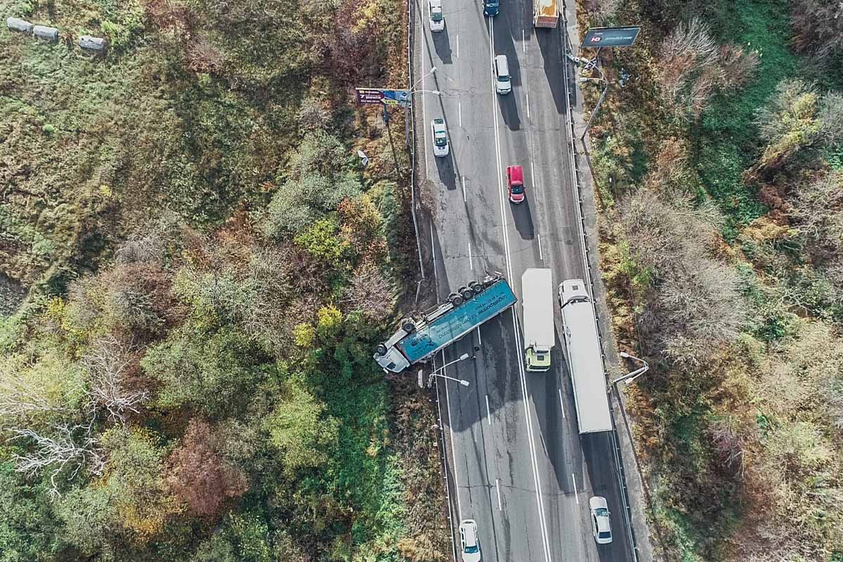 На Окружной произошло ДТП