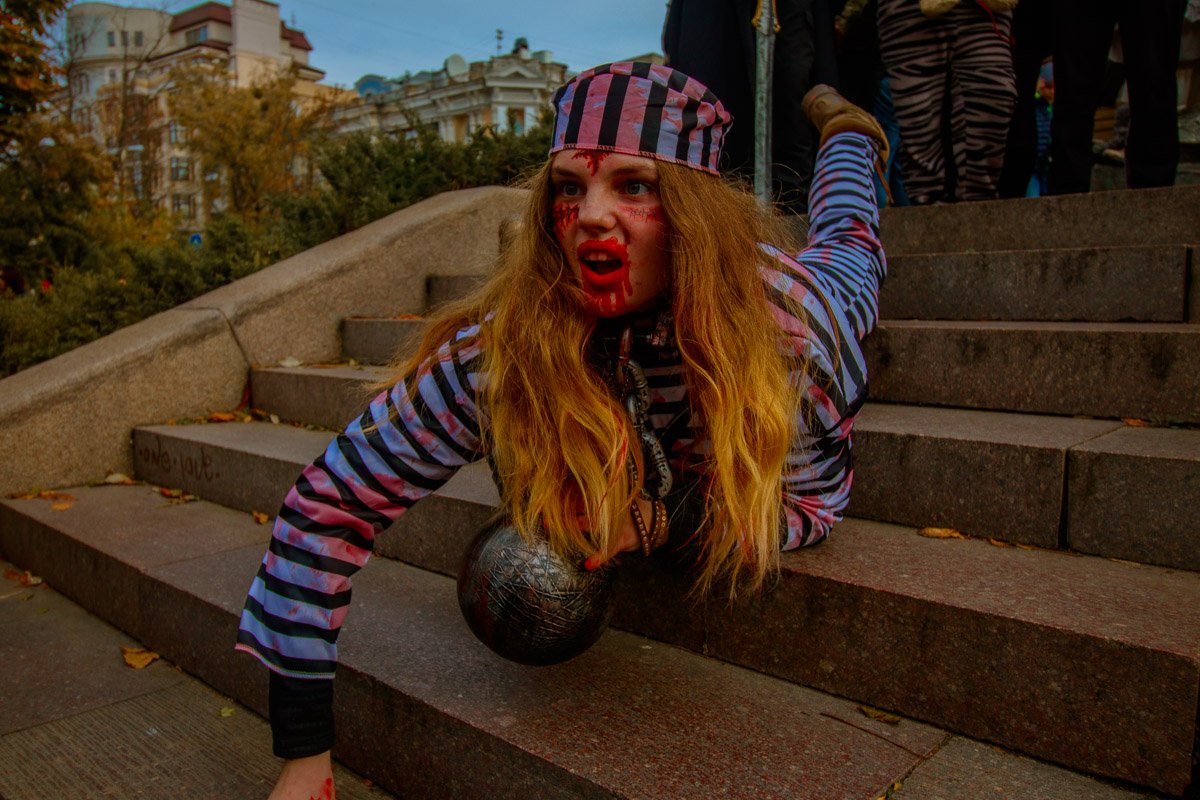 Зомби-заключенный - впечатляюще, правда?