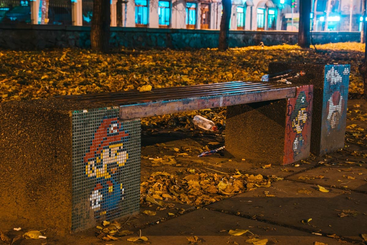 Сейчас есть возможность разглядеть такие маленькие детали, как Марио из мозаики Сейчас есть возможность разглядеть такие маленькие детали, как Марио из мозаики