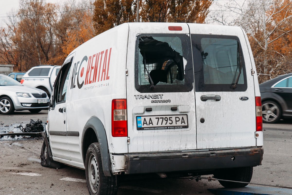 Ford направлялся в сторону выезда из города