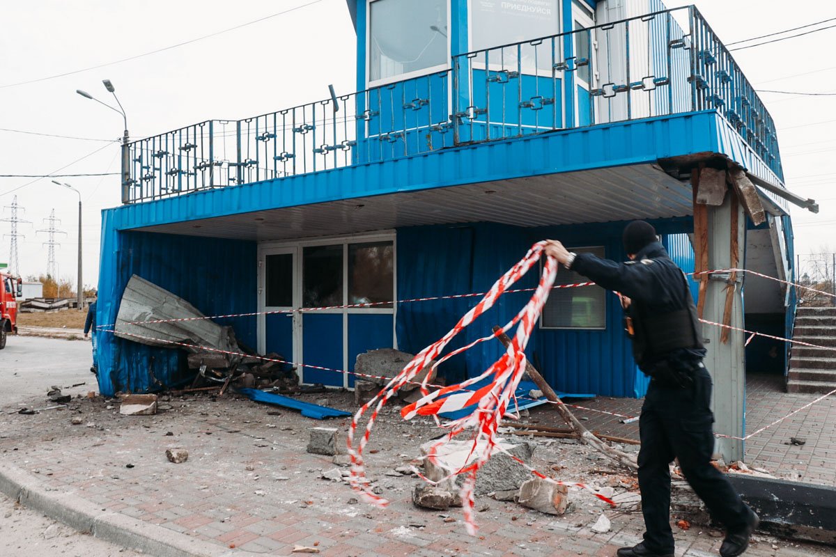  В полицейской будке людей не было