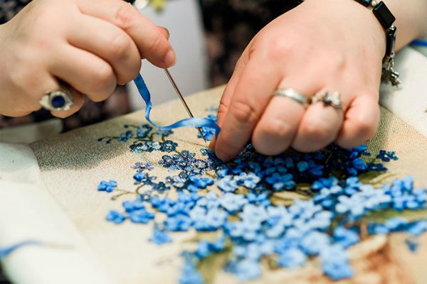 Ручная работа помогает успокоится и сконцентрироваться 