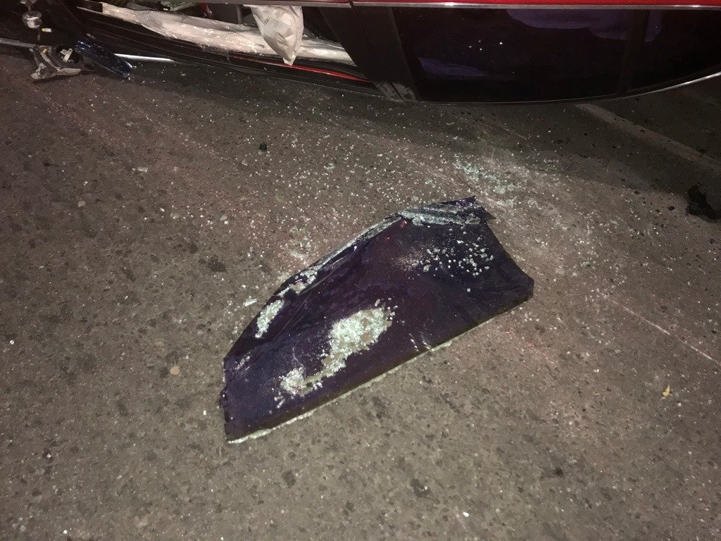 BMW получило сильные повреждения