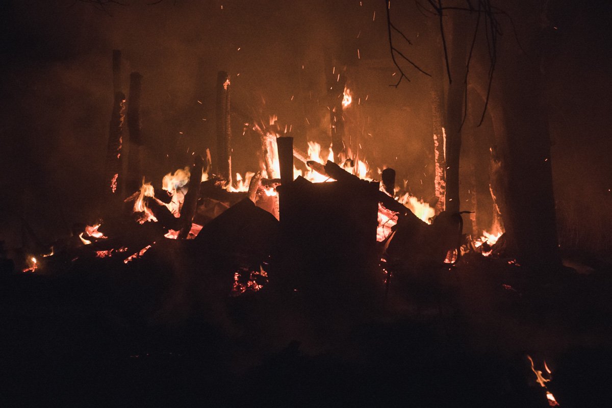 К счастью, во время пожара никто не пострадал