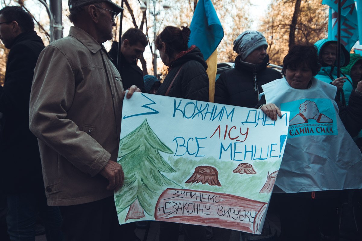 В Киевской области продолжается незаконная вырубка лесов и эксплуатация зеленых зон для добычи полезных ископаемых