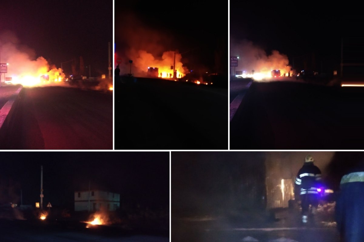 В четверг, 8 ноября, под Киевом в Белогородке произошел пожар В четверг, 8 ноября, под Киевом в Белогородке произошел пожар