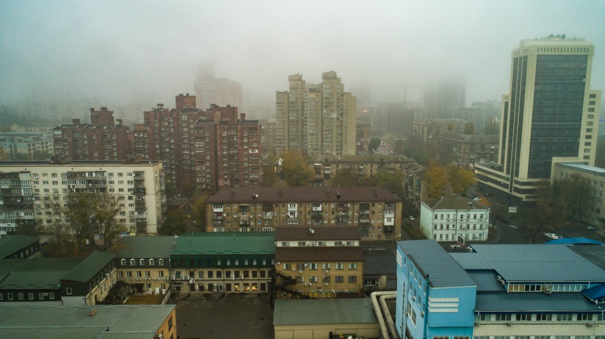 Утренний серый город. Но все же такой любимый!